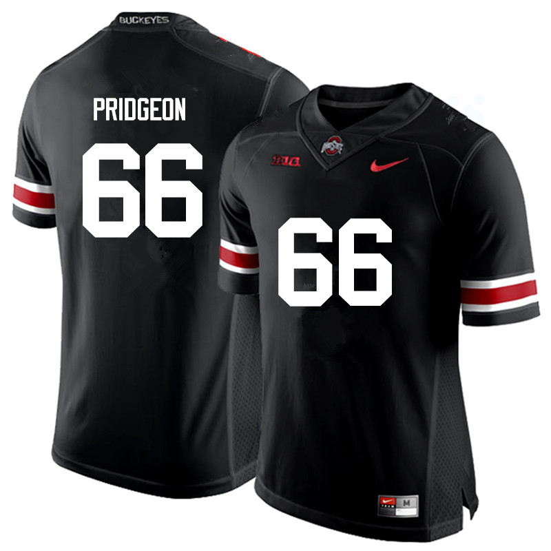 Men Ohio State Buckeyes #66 Malcolm Pridgeon College Football Jerseys Game-Black